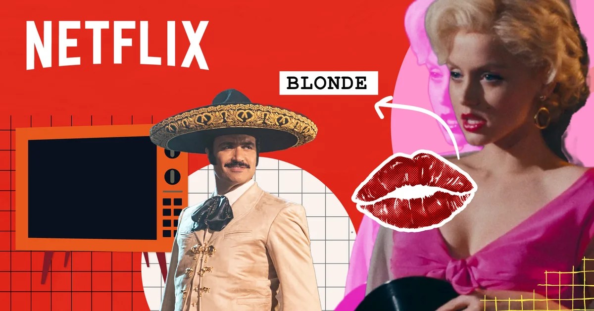 "Blonde" et "El rey, Vicente Fernández", parmi les premières les plus attendues de Netflix pour septembre
