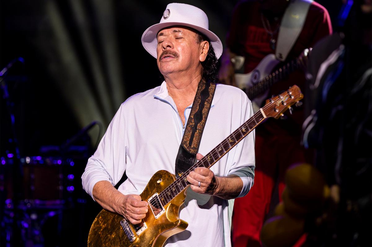 Carlos Santana de retour en tournée après un effondrement d’étape