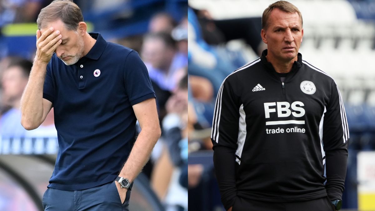 Composite image of Thomas Tuchel and Brendon Rodgers