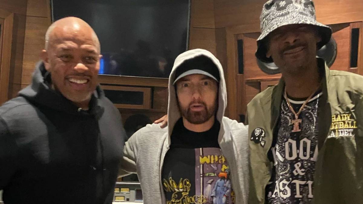 Eminem, Snoop Dogg et le Dr Dre réunis en studio