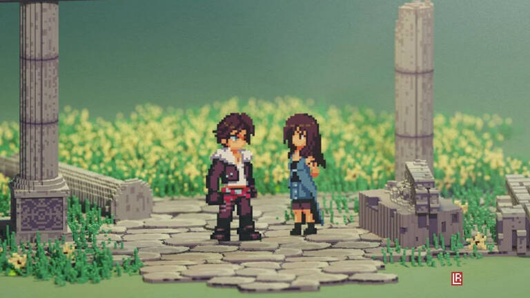 Final Fantasy VIII "se transforme" en Octopath Travler en hommage au mème de Squall