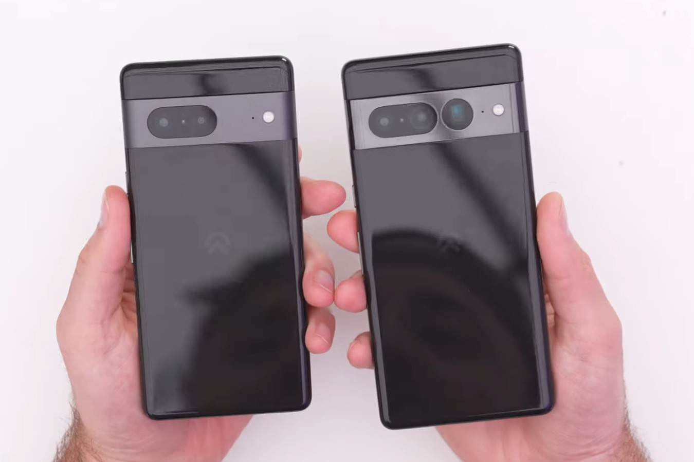 Le duo Google Pixel 7 apparaît en vidéo et examine de près la différence de taille - Tendances numériques