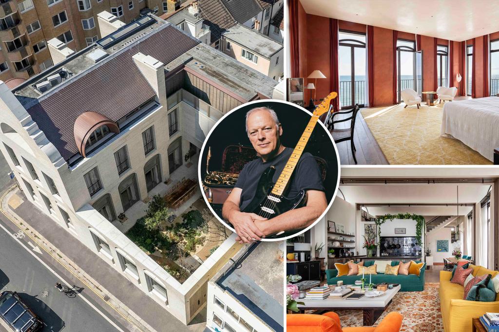 Le guitariste de Pink Floyd, David Gilmour, va vendre une maison controversée de 18,1 millions de dollars