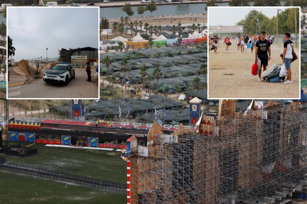 L’effondrement d’une scène d’un festival de musique en Espagne fait un mort et des dizaines de blessés