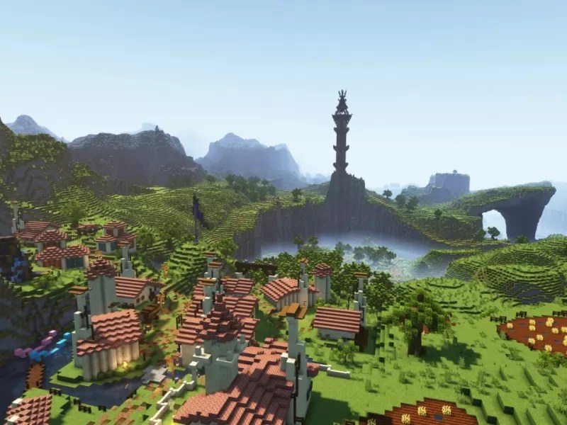 Minecraft et le rêve impossible d'un fan : recréer la carte Hyrule de Zelda BOTW !