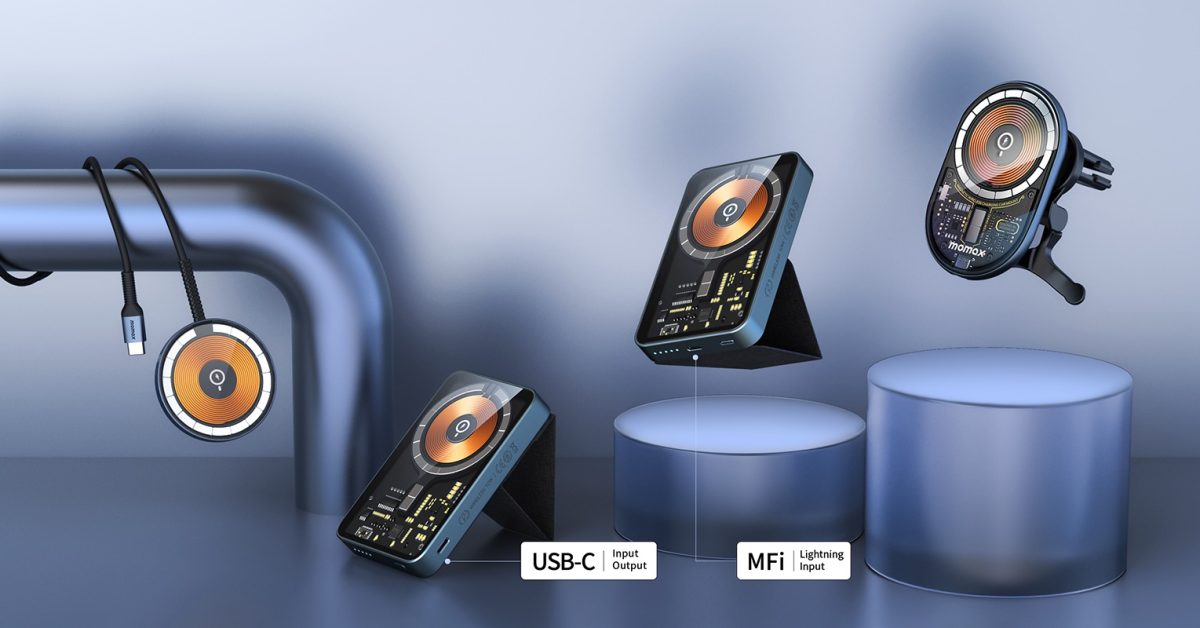 Momax améliore les chargeurs iPhone MagSafe avec des designs transparents futuristes [Save 10%] - 9to5Mac