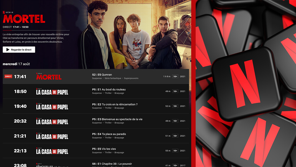 Netflix Direct : comment fonctionne Netflix Linear Channel et avis