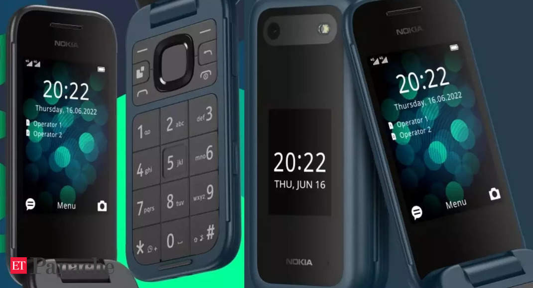 Retours classiques !  Nokia, qui a changé le monde avec ses designs emblématiques, lance un nouveau téléphone - Nokia 2660 F - Economic Times