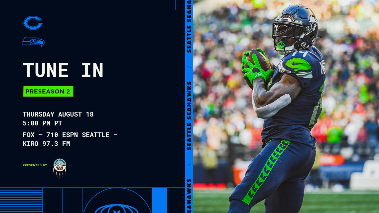 Seahawks de Seattle contre.  Chicago Bears : comment regarder, écouter et diffuser en direct le 18 août - Seahawks.com