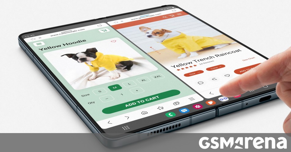 Selon les rumeurs, les anciens appareils Galaxy Fold auraient la nouvelle barre des tâches Z Fold4 - GSMArena.com