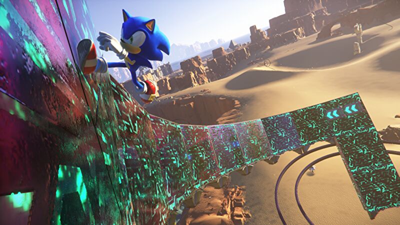 Sonic Frontiers présenté dans un nouveau gameplay plein d'adrénaline entre désert et combat de boss