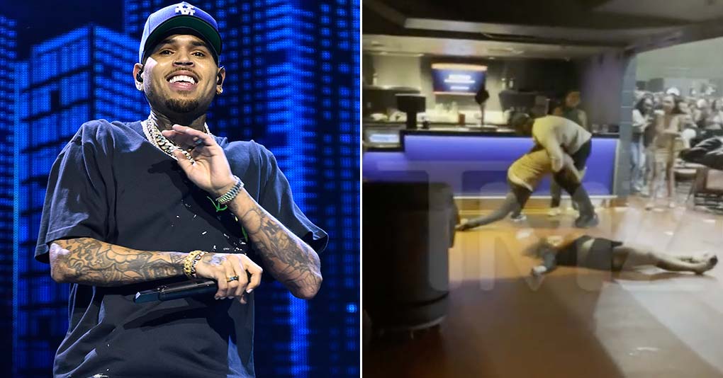 Une bagarre éclate au concert de Chris Brown, une femme est assommée
