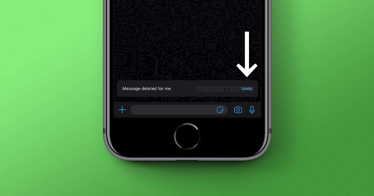 WhatsApp pour ajouter une fonction d'annulation, vous permet de récupérer les messages supprimés - 9to5Mac