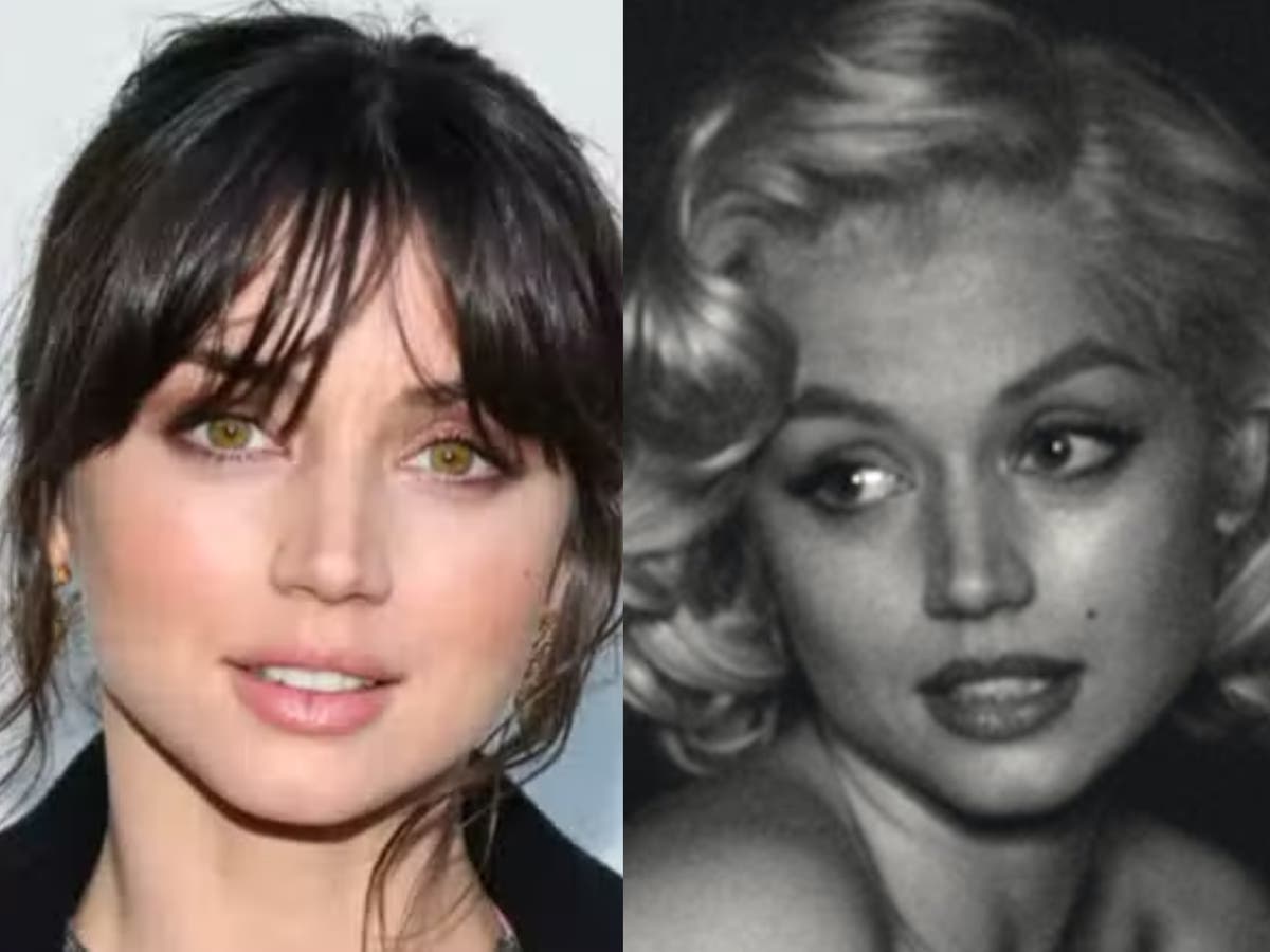 Ana De Armas a passé trois heures par jour avec un coach vocal pour 'Blonde' pendant le tournage de 'Knives Out' - The Independent