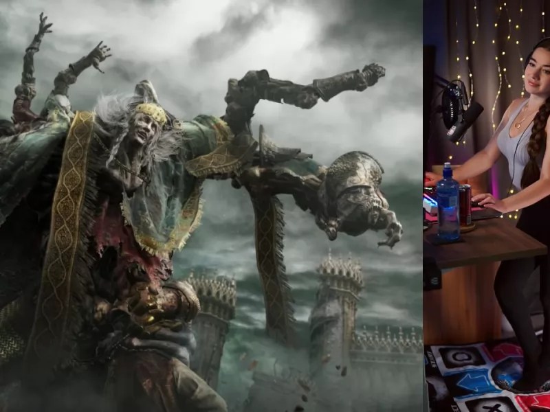 Elden Ring jouable avec un tapis de danse ?  On essaie le streamer qui l'a fini d'une main