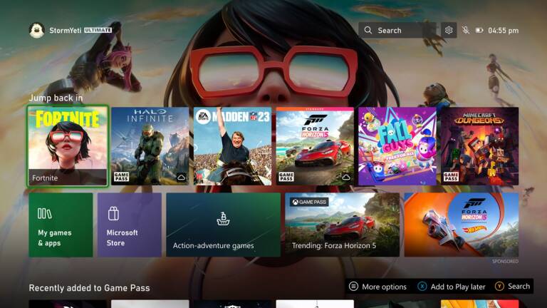 La Xbox Series X | S fait peau neuve, vient la nouvelle interface de la console