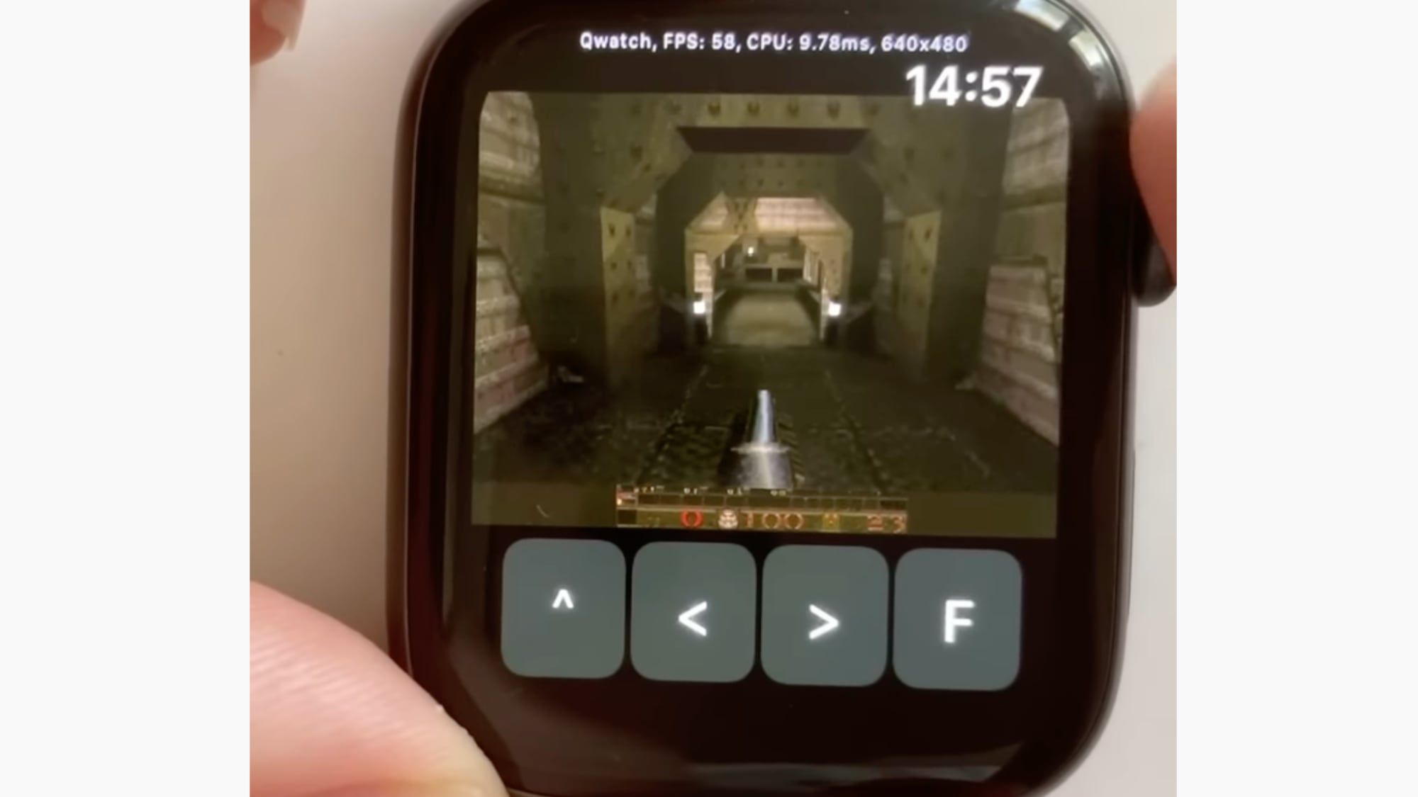 Vous pouvez maintenant jouer au jeu classique 'Quake' sur Apple Watch - MacRumors
