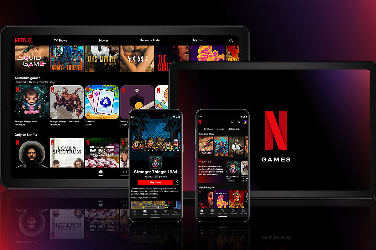 Netflix développe 55 jeux - Marca México