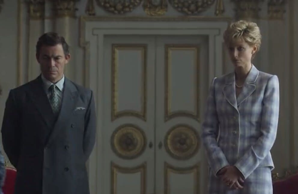 The Crown : Netflix a présenté le teaser de la nouvelle saison, qui se concentre sur la séparation de Carlos III et Lady Di - Yahoo Style