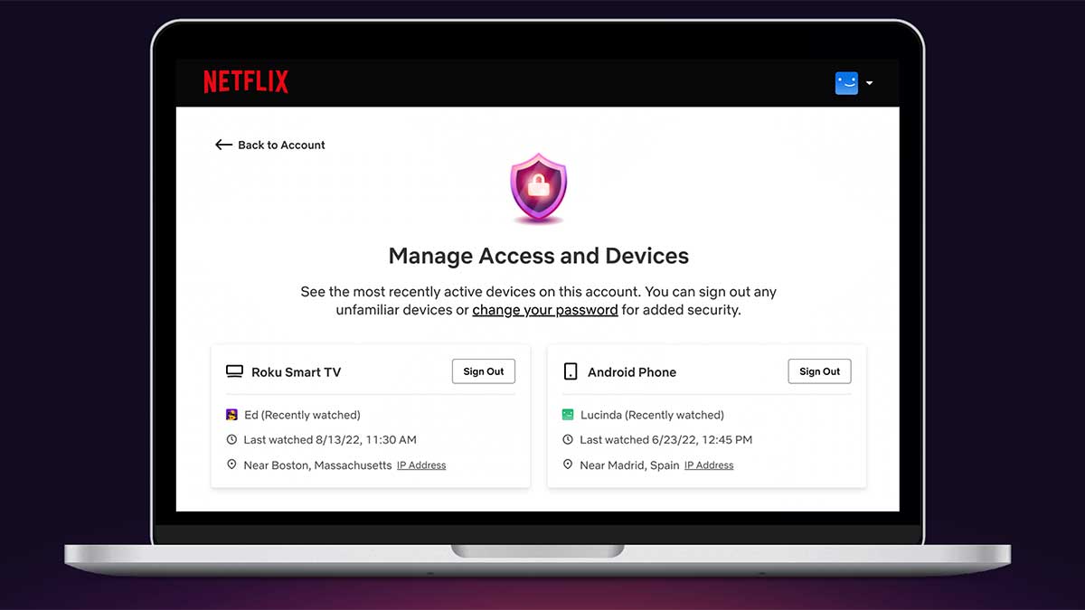 Netflix permite expulsar dispositivos de tu cuenta