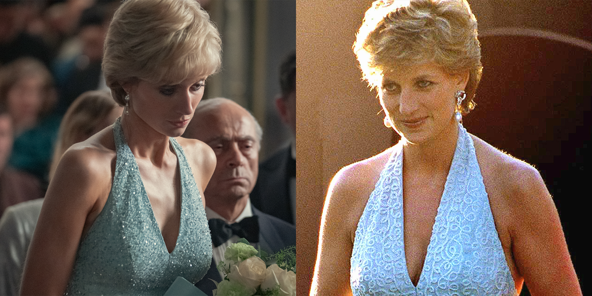 Photos de vrais looks et tenues recréés dans The Crown - ELLE
