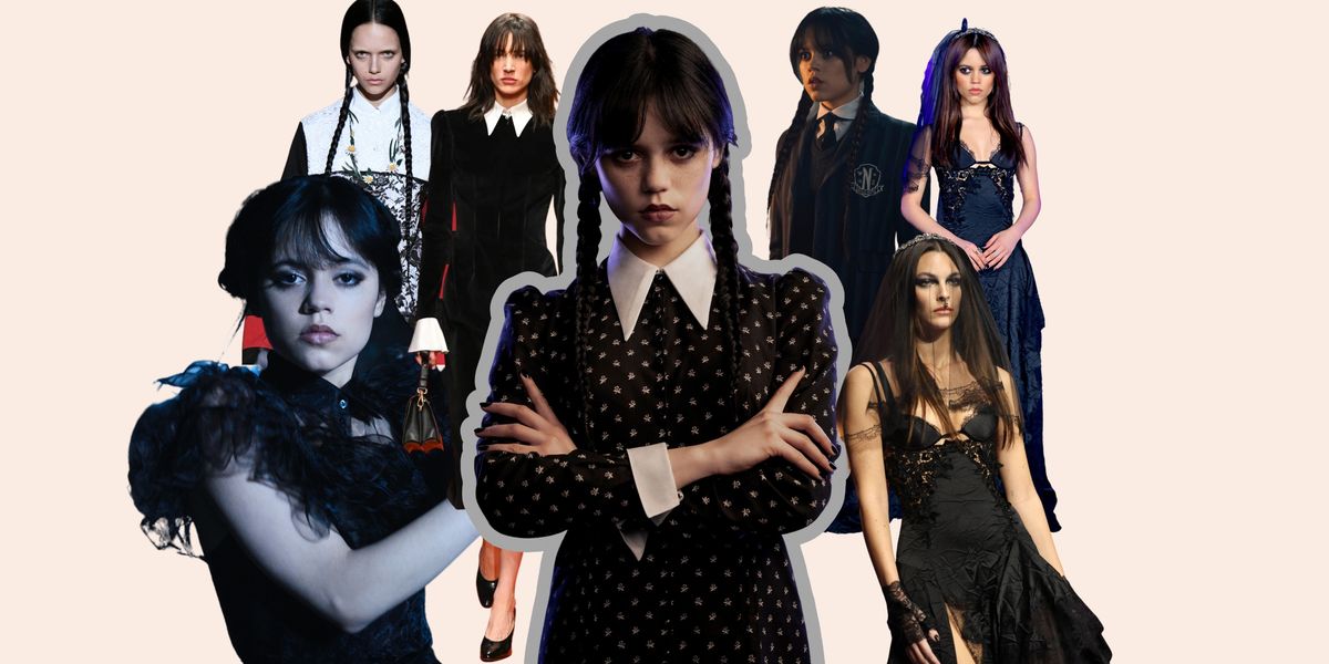 Le style de Wednesday Addams et toutes les tendances gothiques, 'vamp' et 'dark' qui reviennent pour la série Netflix - Harpers Bazaar