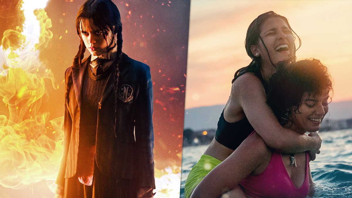 Les titres « Mercredi » et « Les nageurs » les plus populaires sur Netflix au cours de la semaine 48
