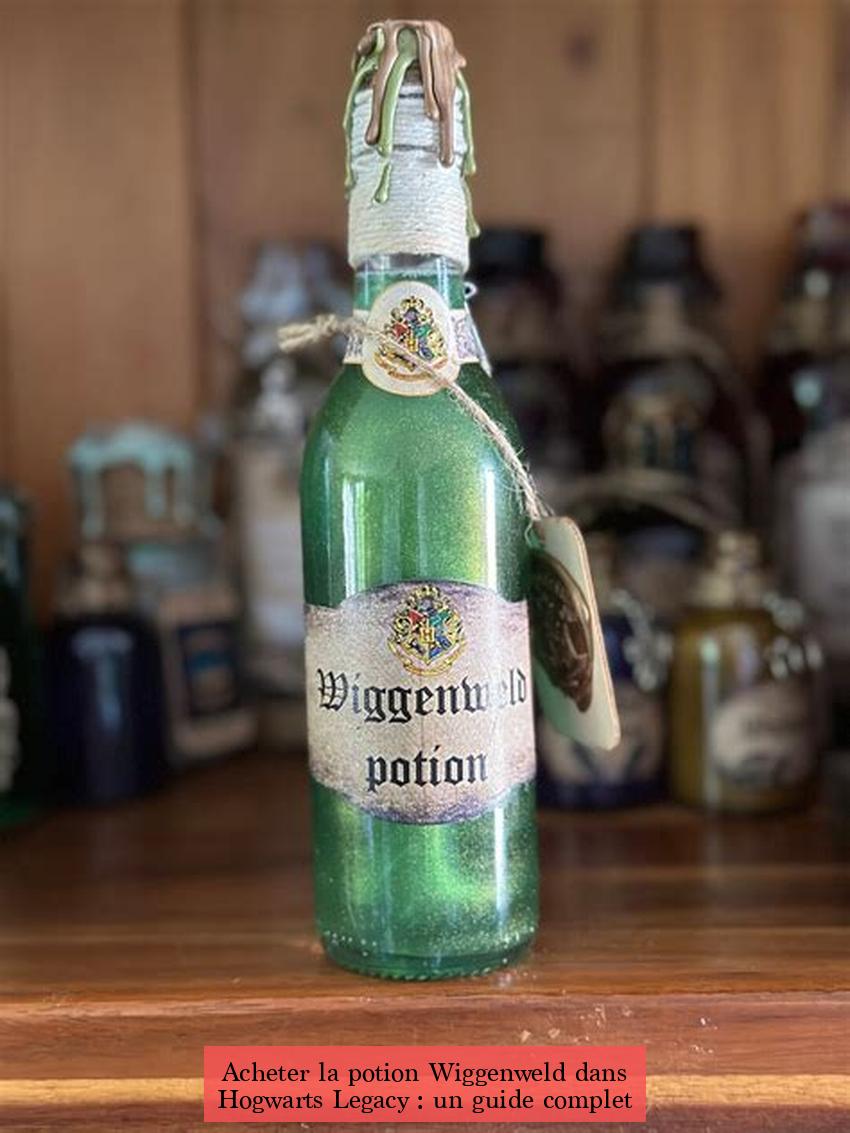 Acheter la potion Wiggenweld dans Hogwarts Legacy : un guide complet