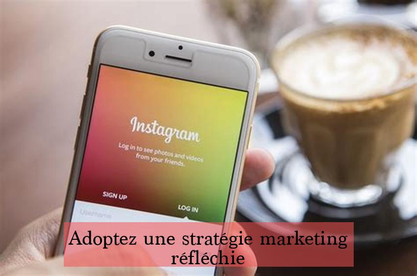 Adoptez une stratégie marketing réfléchie