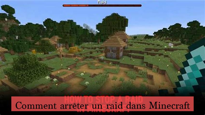 Comment arrêter un raid dans Minecraft