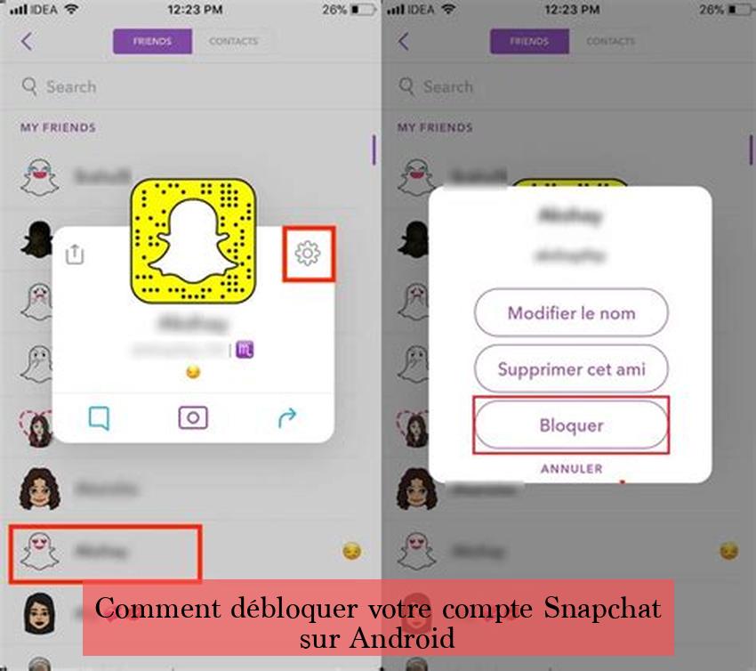 Comment débloquer votre compte Snapchat sur Android