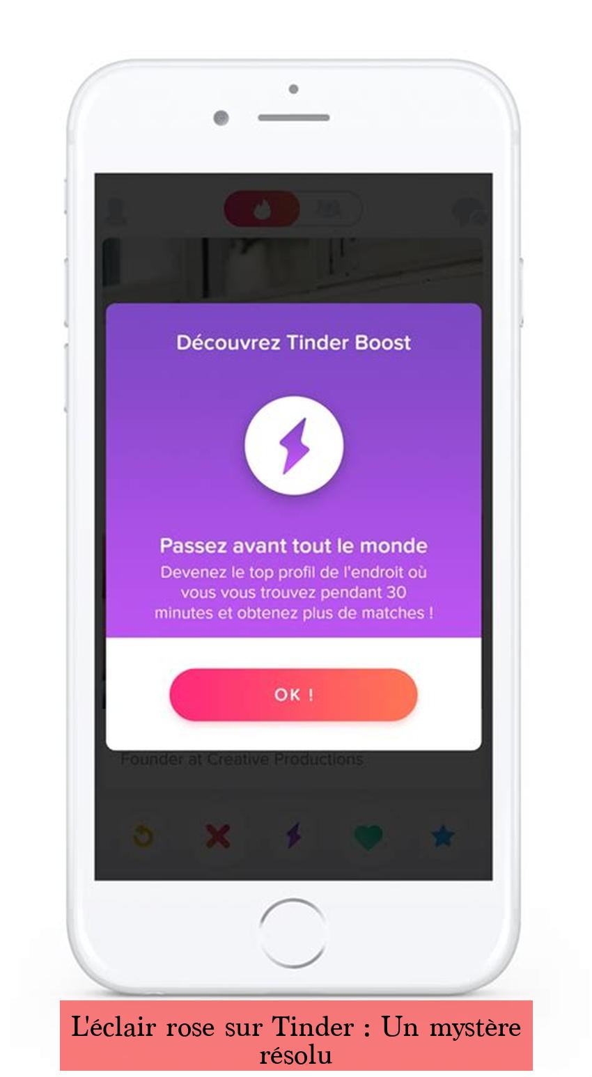 L'éclair rose sur Tinder : Un mystère résolu