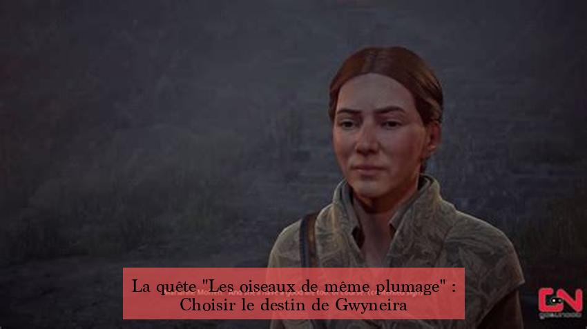 La quête "Les oiseaux de même plumage" : Choisir le destin de Gwyneira