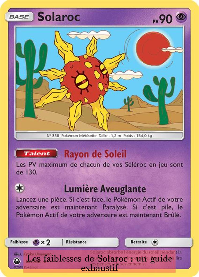 Les faiblesses de Solaroc : un guide exhaustif