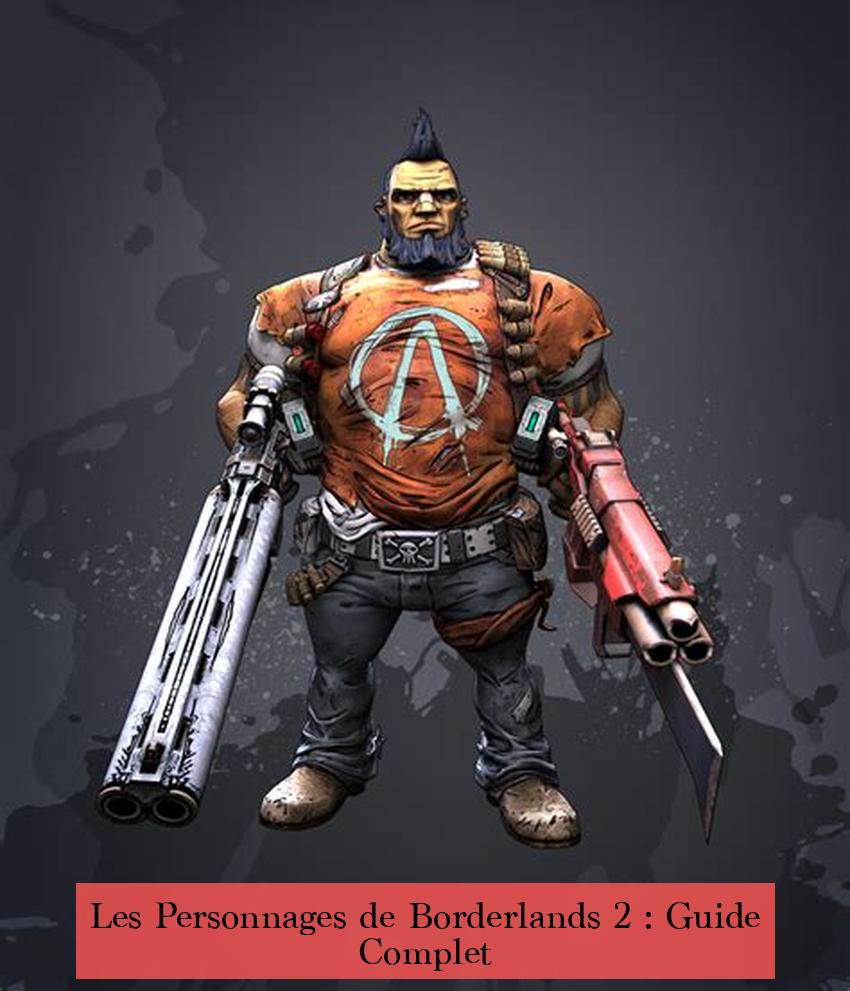 Les Personnages de Borderlands 2 : Guide Complet