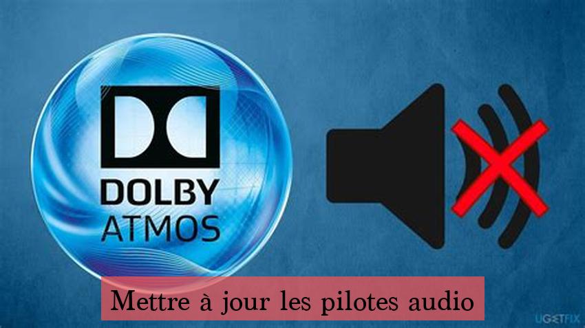 Mettre à jour les pilotes audio