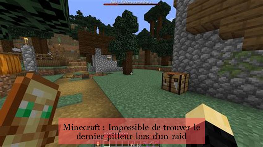 Minecraft : Impossible de trouver le dernier pilleur lors d'un raid