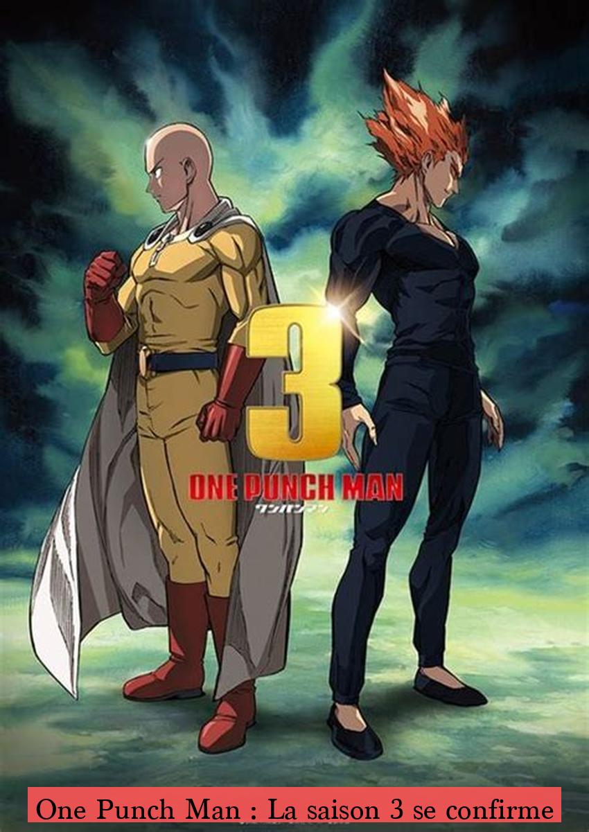 One Punch Man : La saison 3 se confirme