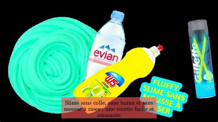 Slime sans colle, sans borax et sans mousse à raser : une recette facile et amusante