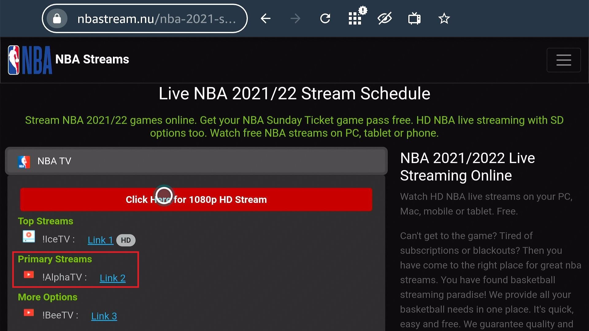 Nba Installation Guide For Streaming