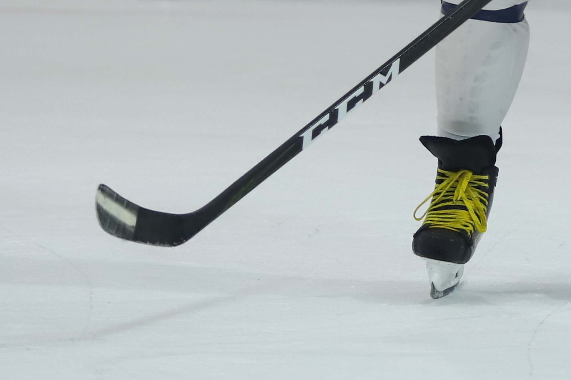 Alex Ovechkin Debuts Strange Striped Tape Job On Stick Blade During Practice
