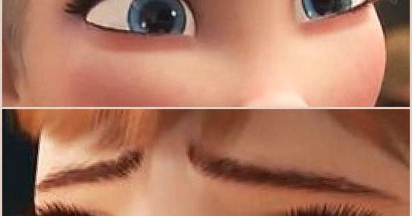 Do Anna's eyes change color?