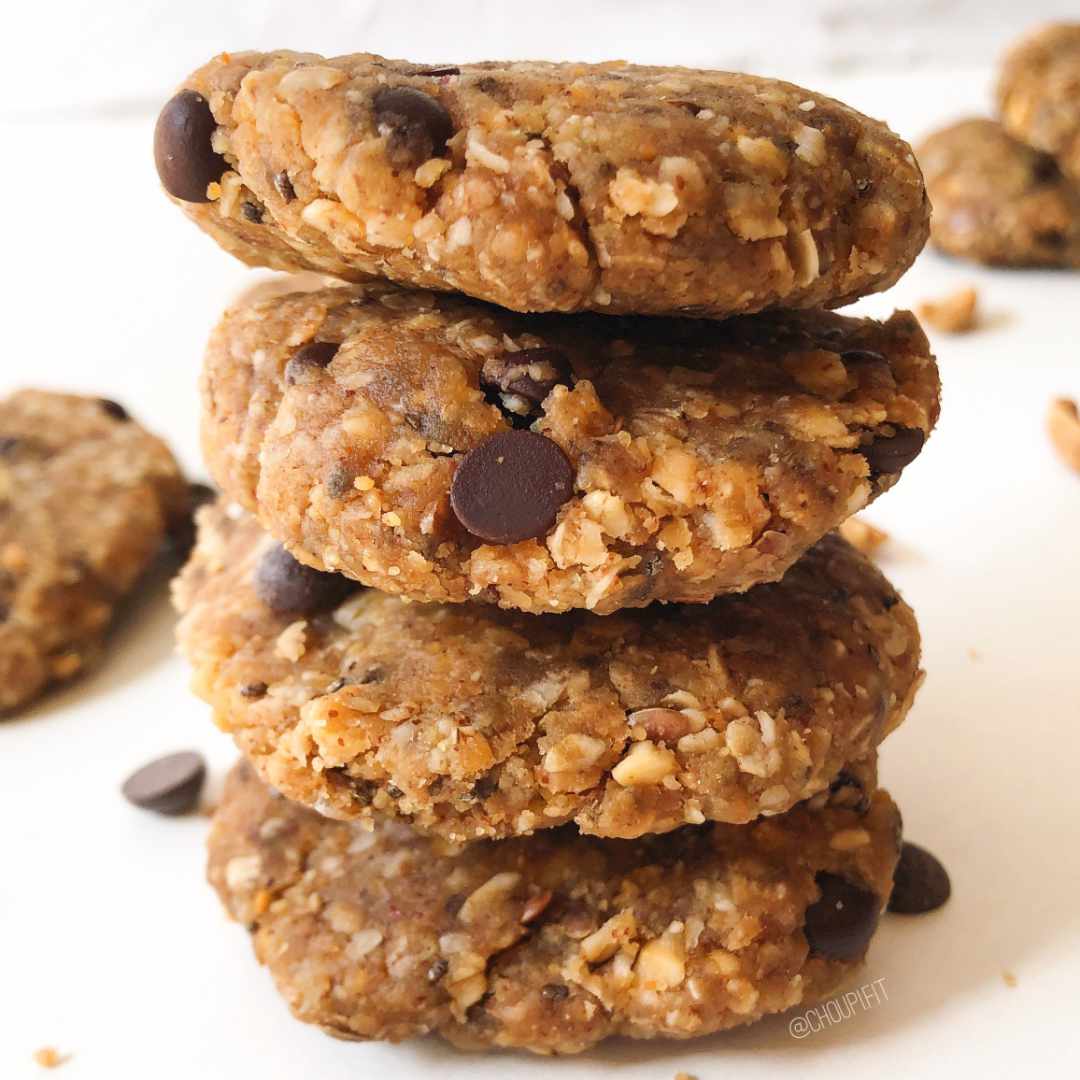 Cookies Sans Cuisson Vegan Au Beurre De Cacahuete Sainplement Healthy