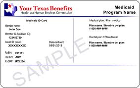 Texas Medicaid Benefits Card San Antonio Report