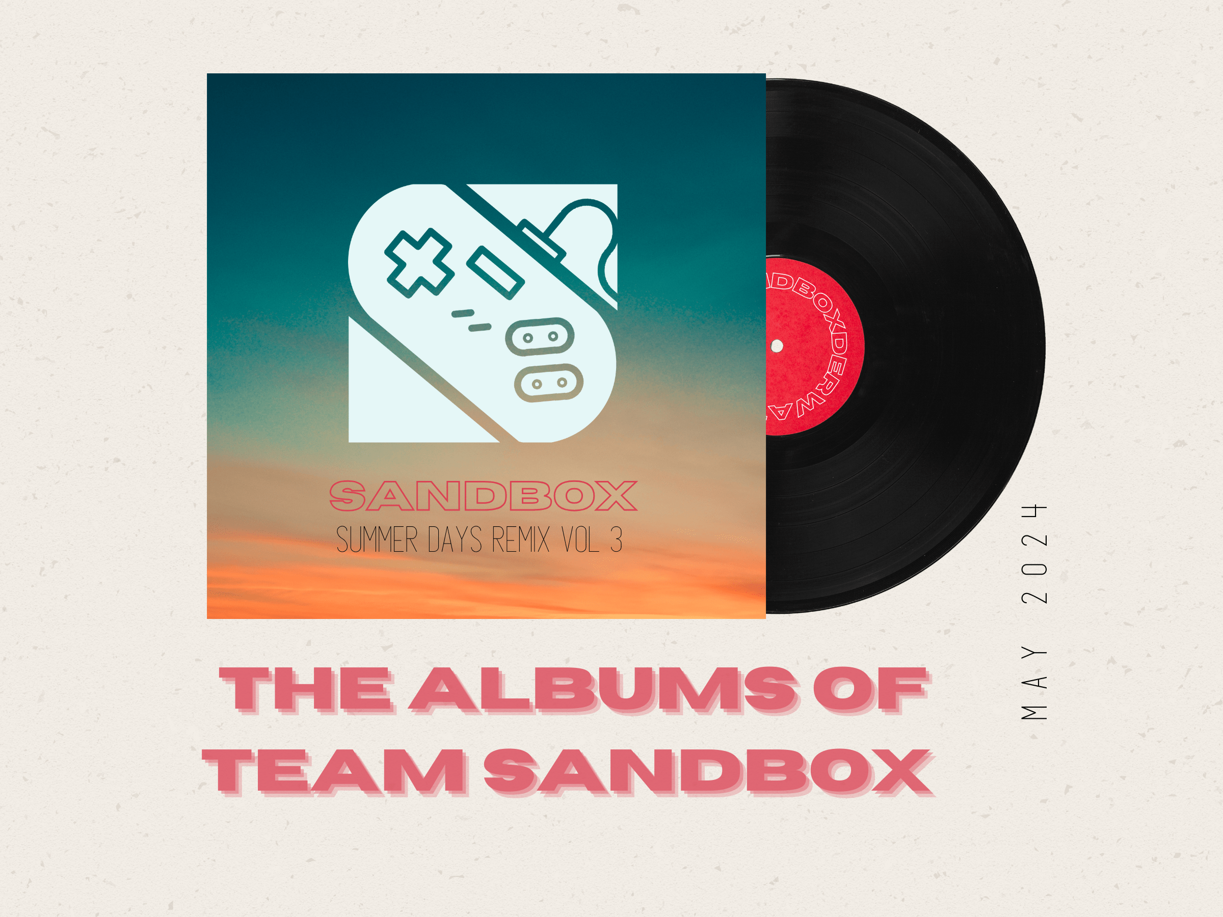 Albums of sandbox cover image - sandbox logo atop a record