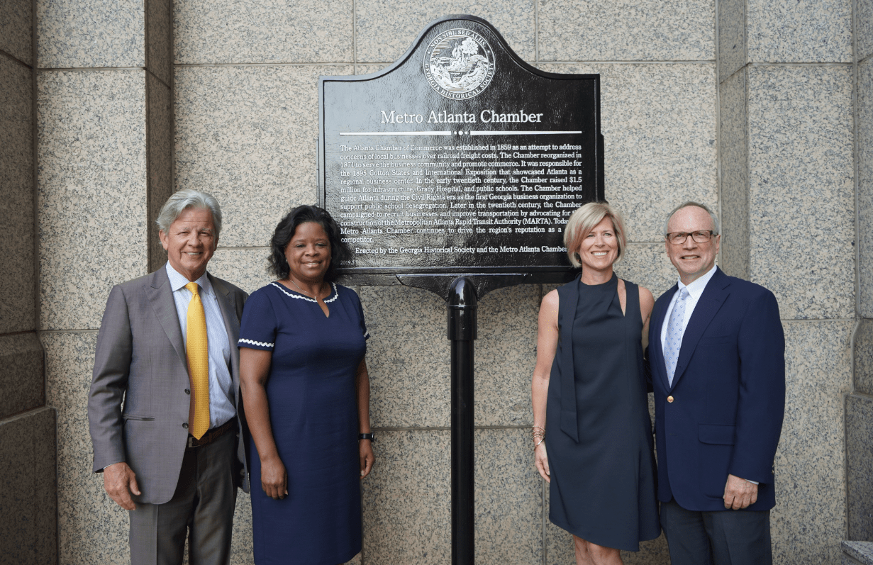 Georgia Historical Society and the Metro Atlanta Chamber Unveil New Historical Marker Recognizing 160+ Years of Impact