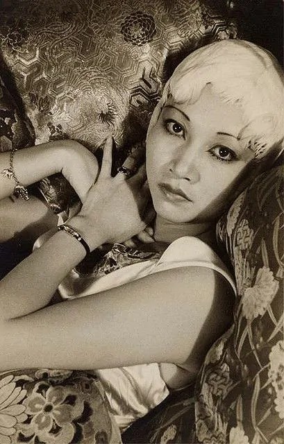 Anna May Wong (1905-1961) was the first Chinese American movie star. She grew up in L.A., daughter of a laundryman. She first starred, at age 17, in Toll of the Sea, a silent version of Madame Butterfly. Her best-remembered film is Shanghai Express with Marlene Dietrich.