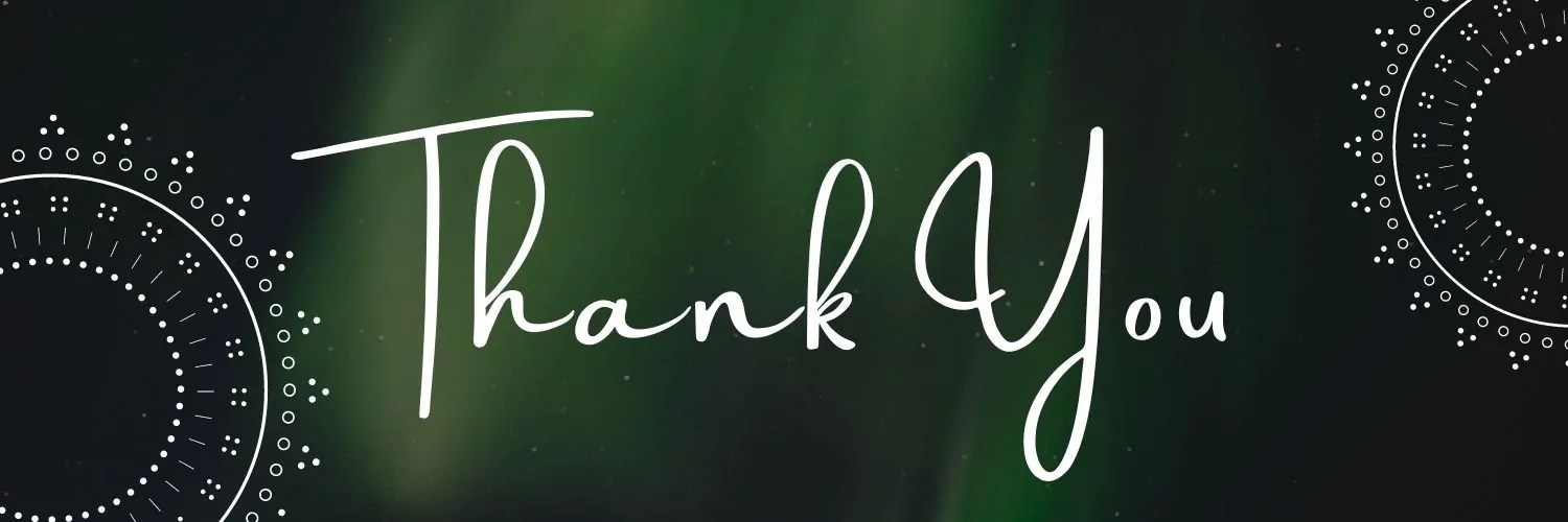 Thank You banner