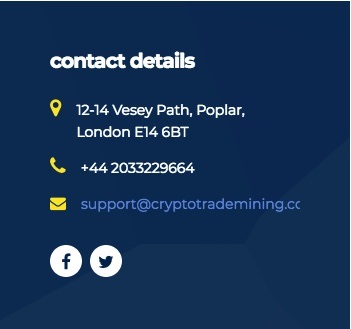 CryptoTradeMining.com - Contact Details