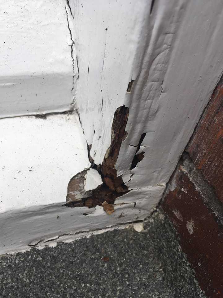 Kozijn houtrot reparatie